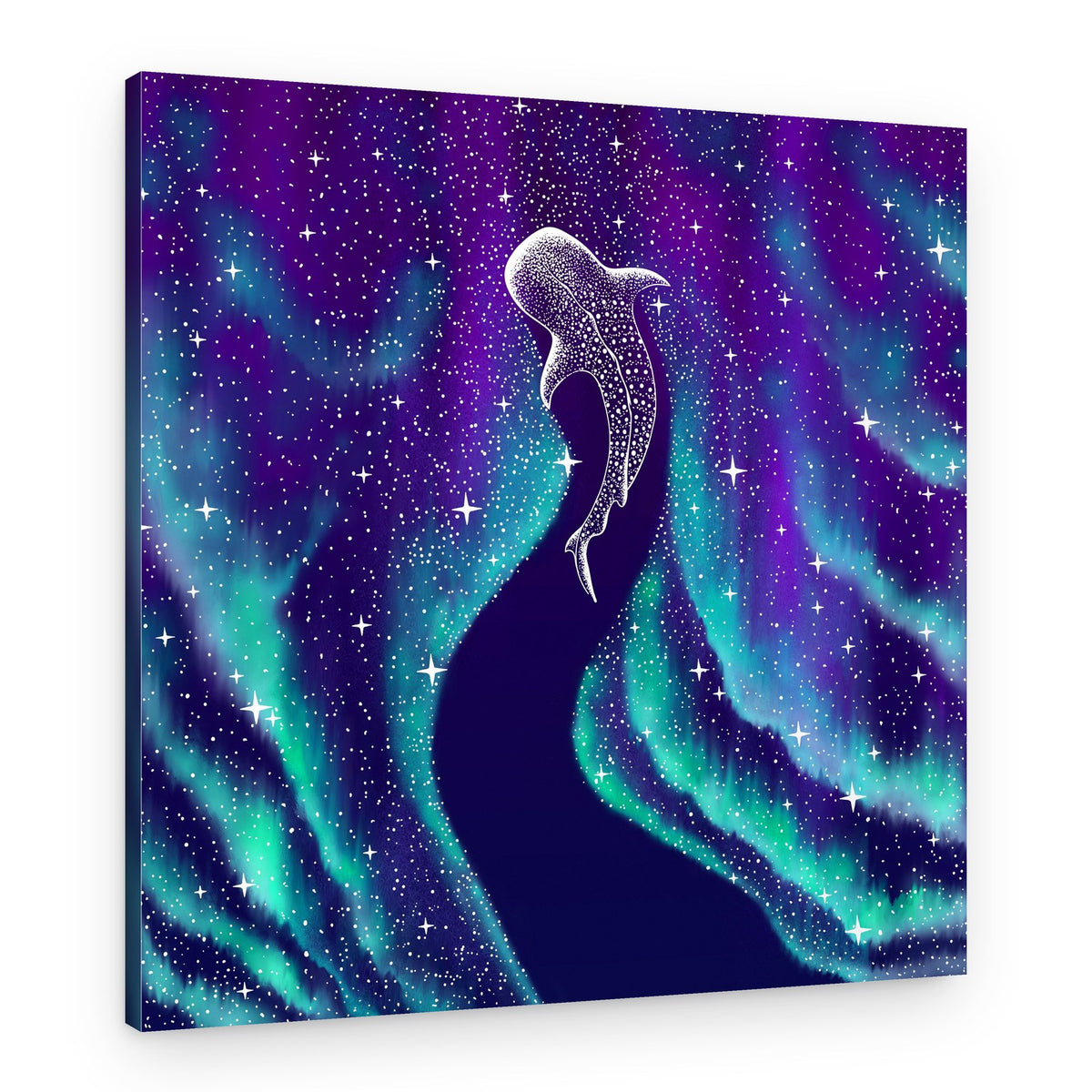 Celestial Whale Shark – Canvas Print