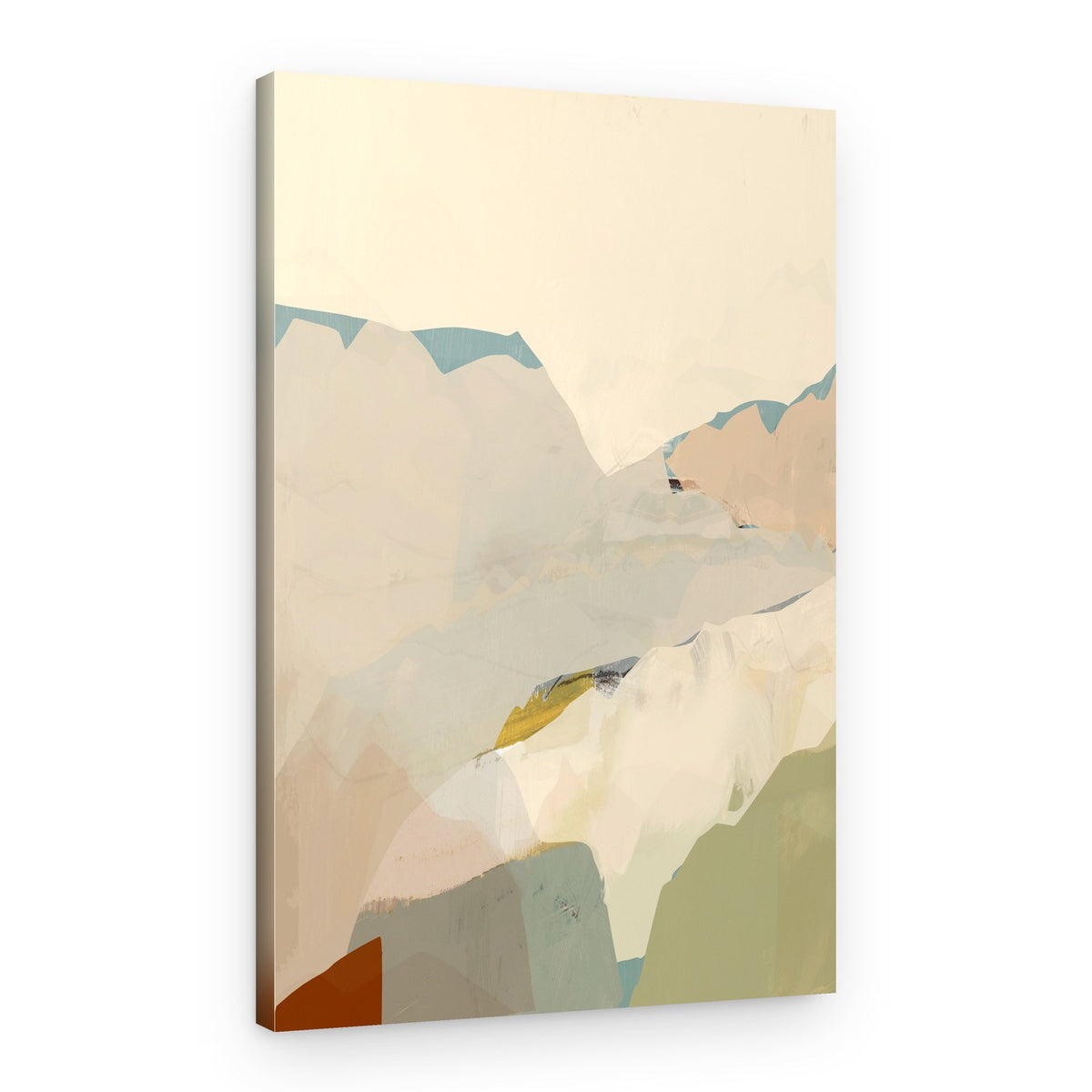 Serene Mountain Abstract – Canvas Print