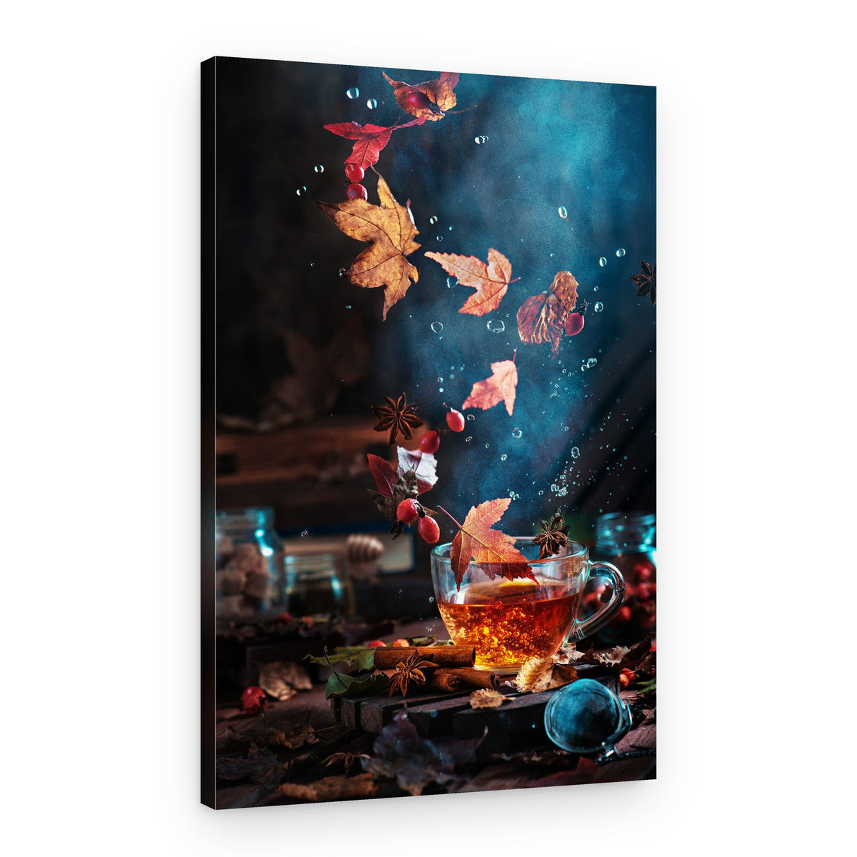 Magical Autumn Tea – Canvas Print