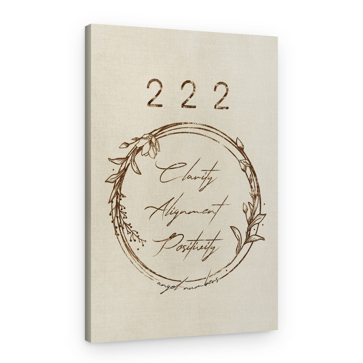 222 Clarity Alignment Positivity – Canvas Print