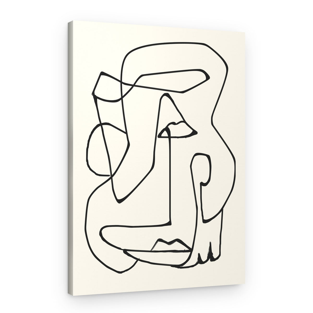 Fluid Abstract Face – Canvas Print