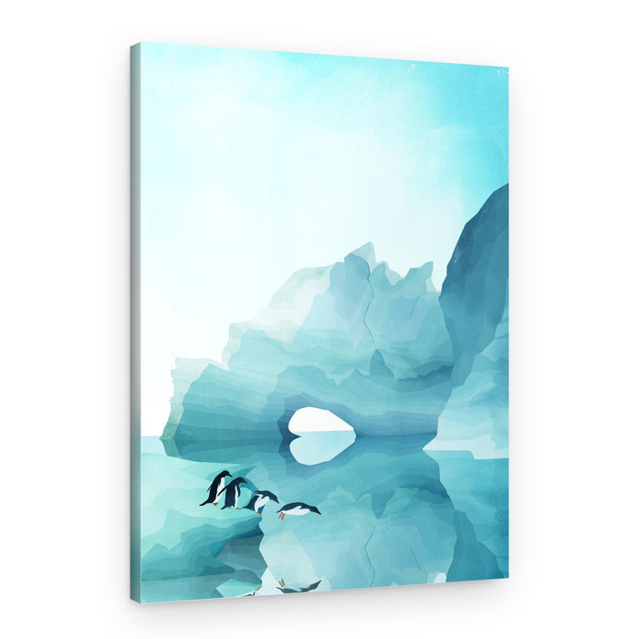 Penguins By Day – Canvas Print