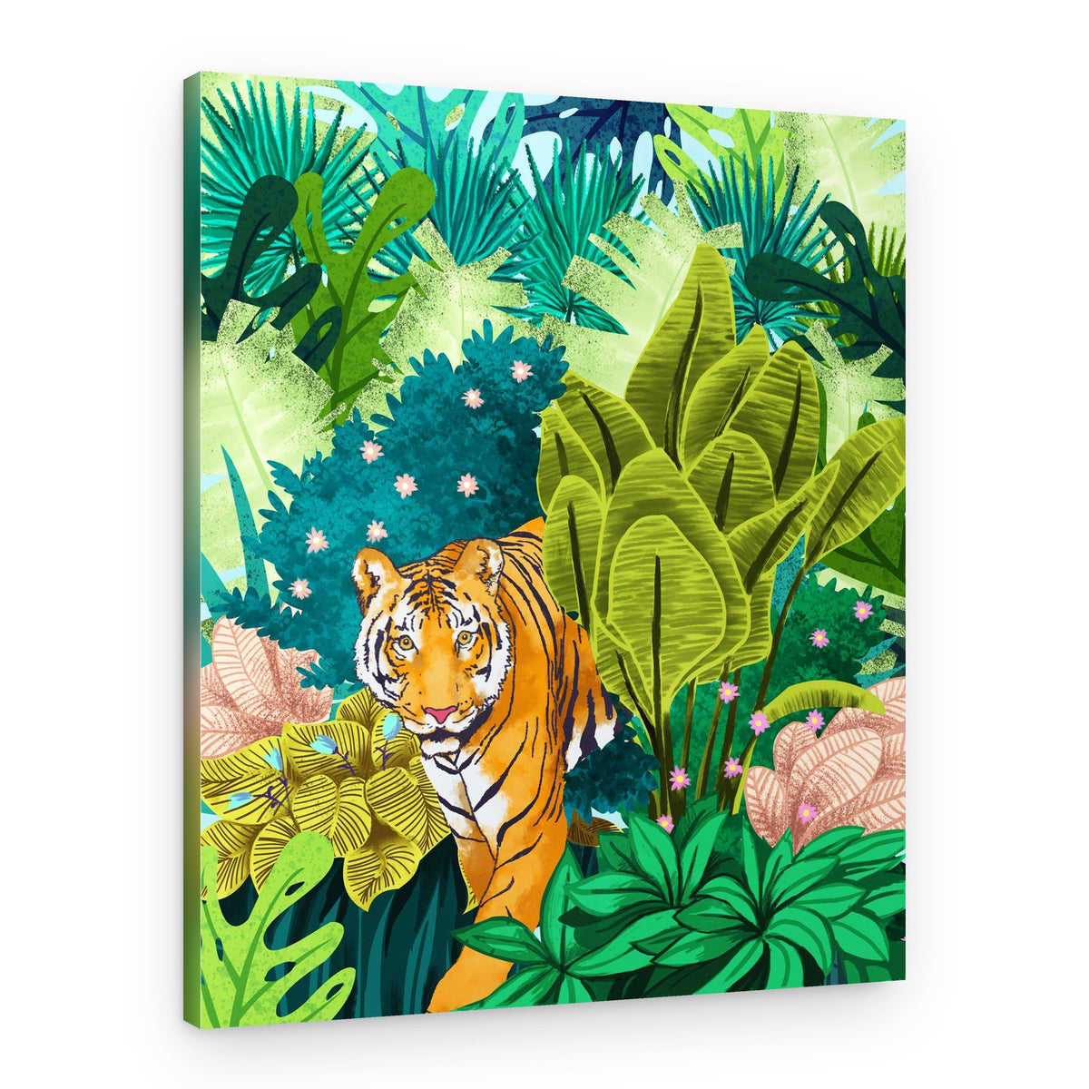 Wild Jungle Tiger – Canvas Print