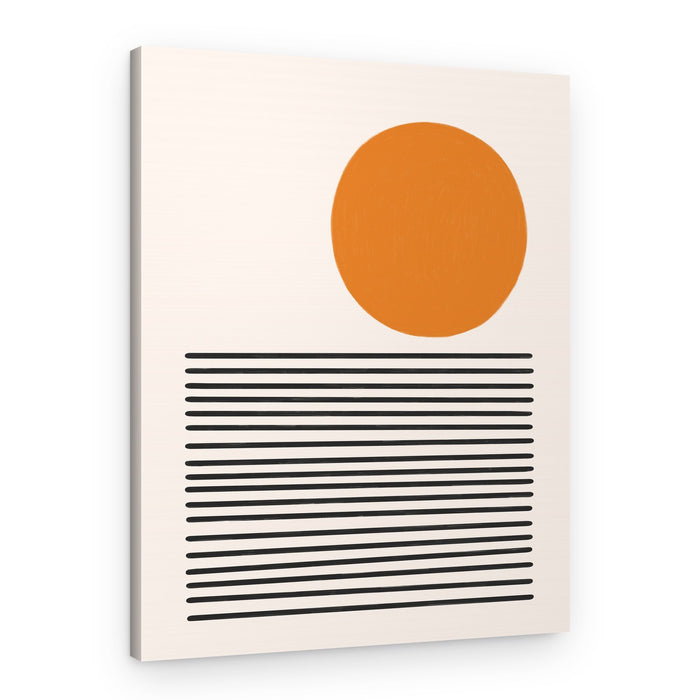 Desert Horizon Sun – Canvas Print