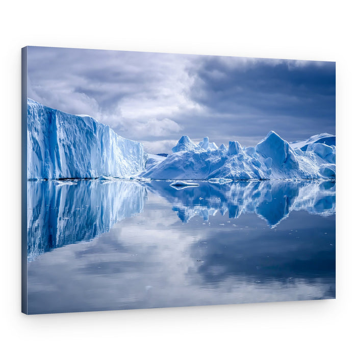 Majestic Arctic Icebergs – Canvas Print