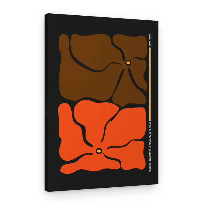Abstract Floral Blooms – Canvas Print