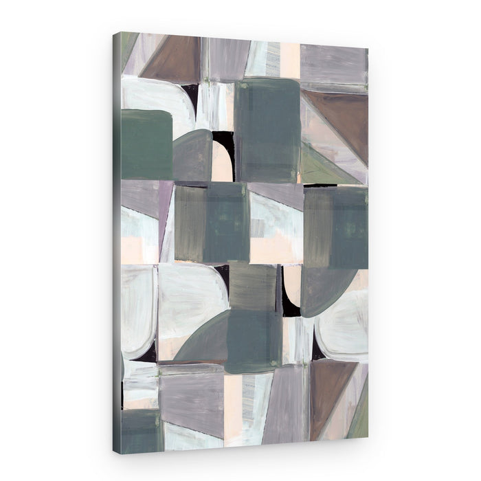 Soft Geometric Abstract – Canvas Print