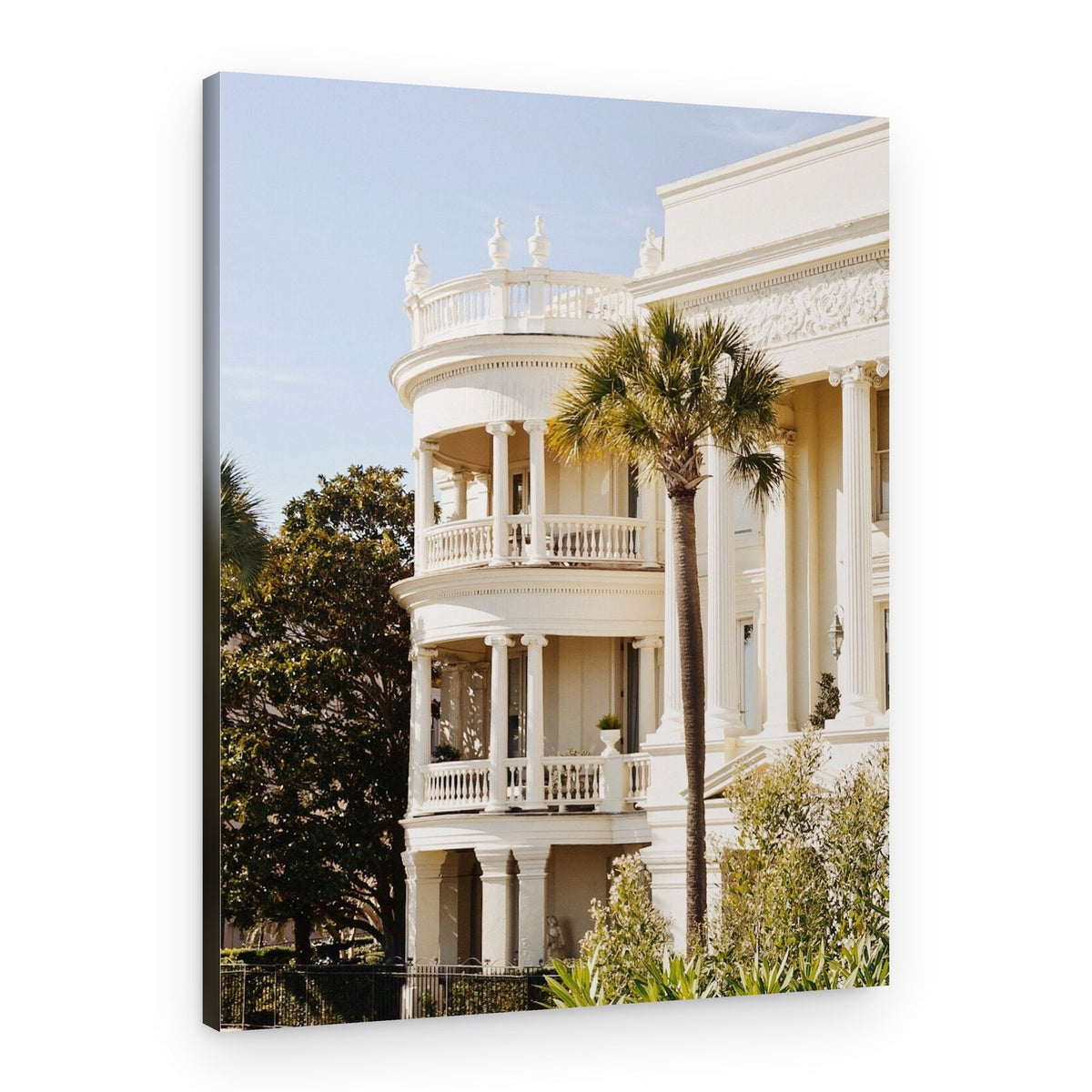 Elegant Southern Mansion – Canvas Print