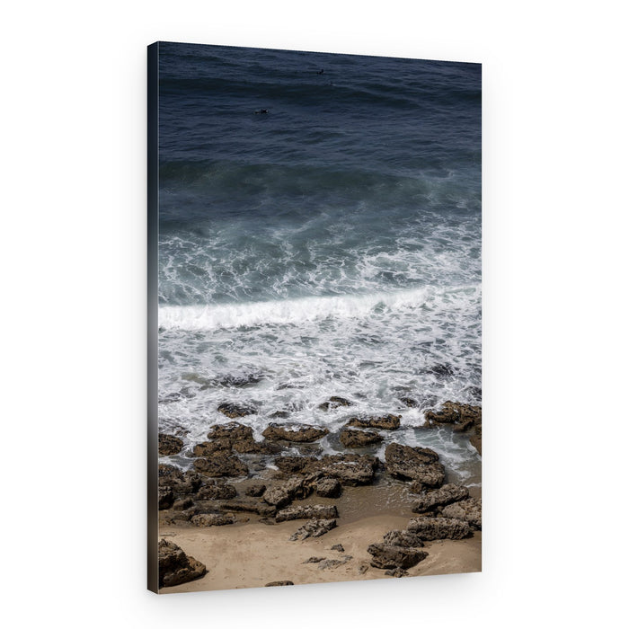 Waves on Rocky Shore – Canvas Print