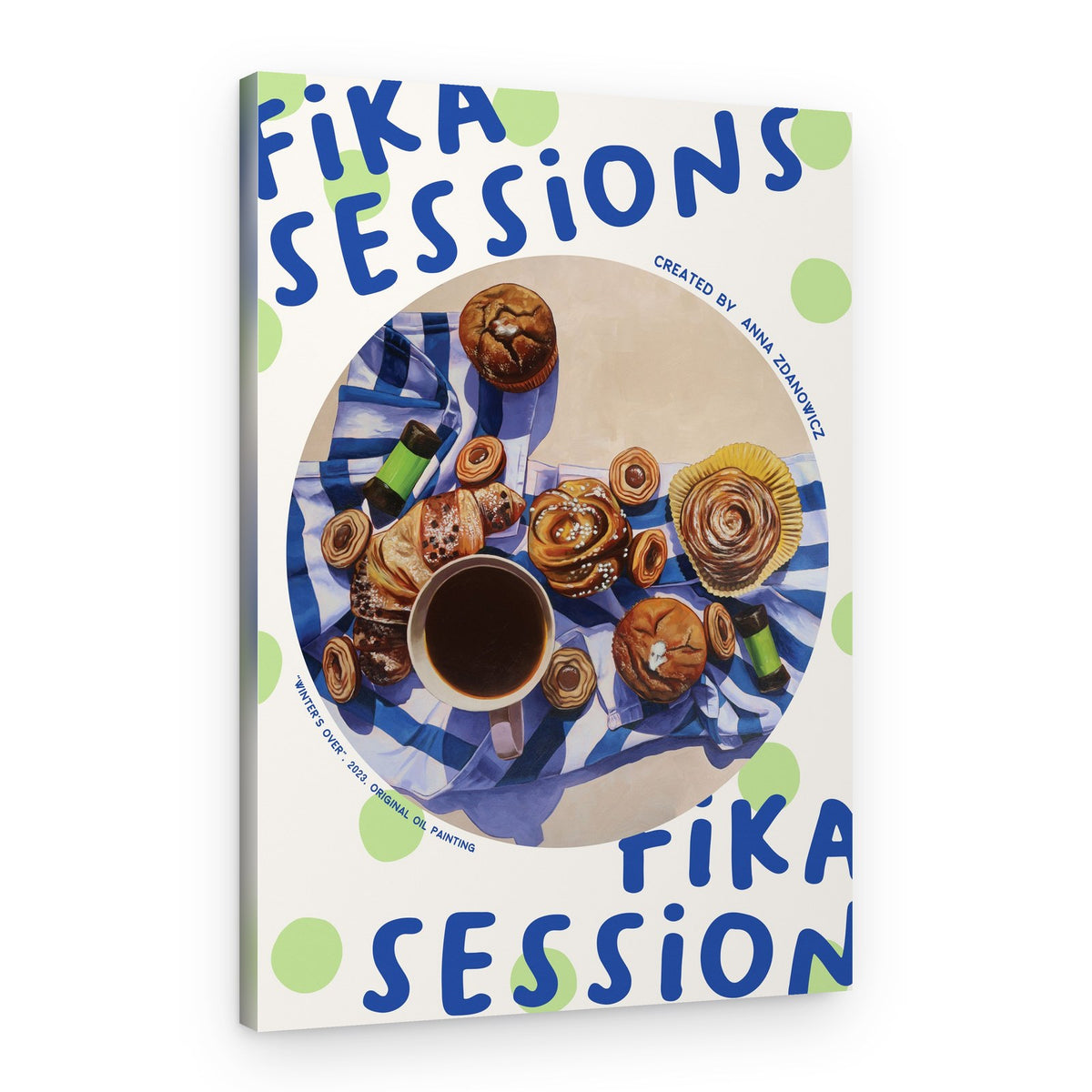 Fika Coffee Break – Canvas Print