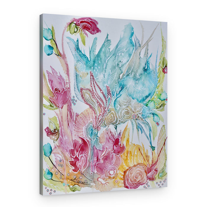 Colorful Botanical Fantasy – Canvas Print