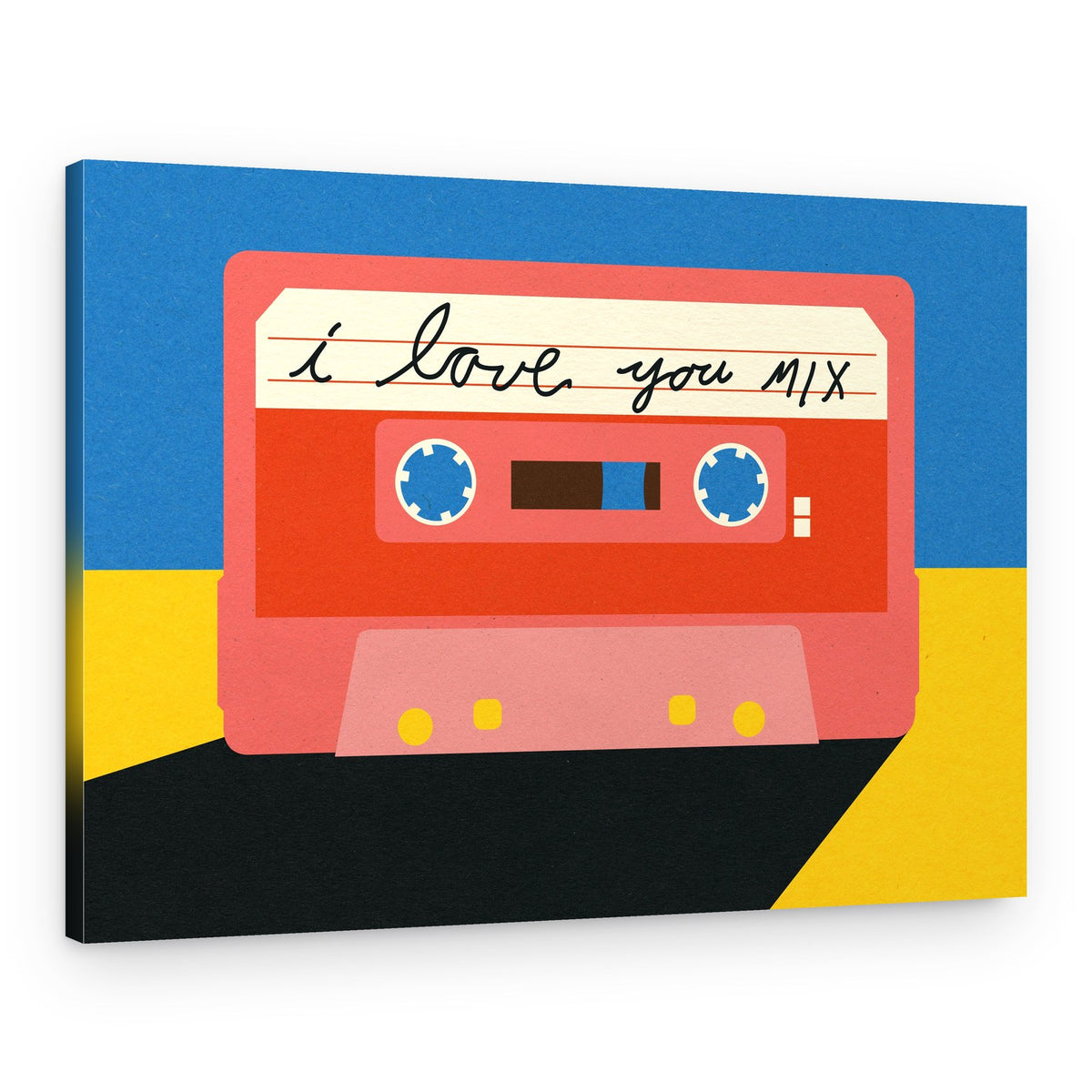 I Love You Mix Tape – Canvas Print