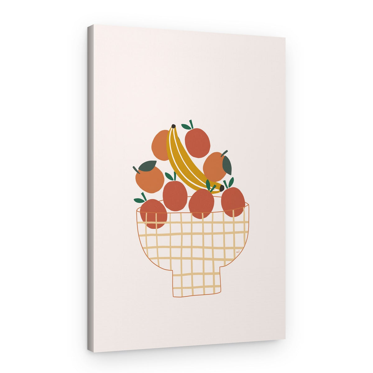 Vibrant Fruit Bowl – Canvas Print