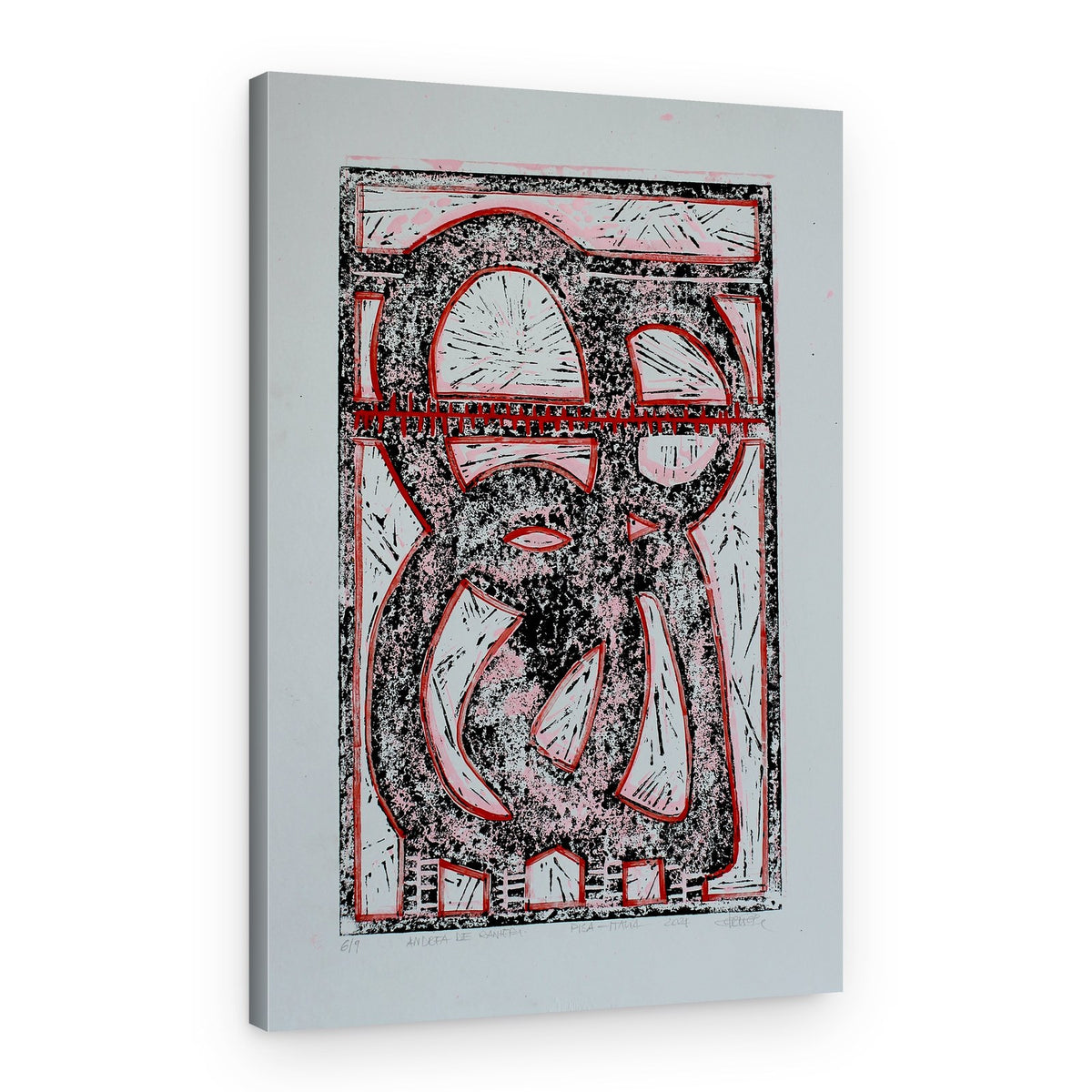 Primal Graphic Monster – Canvas Print