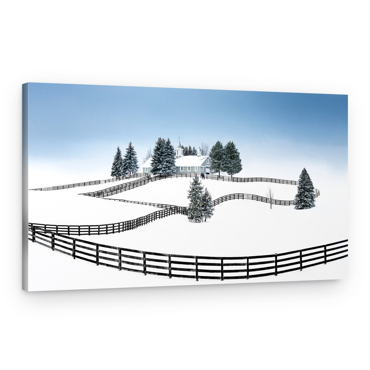 Peaceful Winter Landscape – Canvas Print