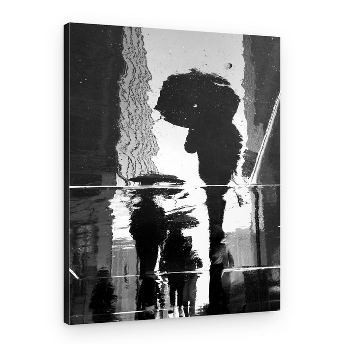 City Rain Reflections – Canvas Print