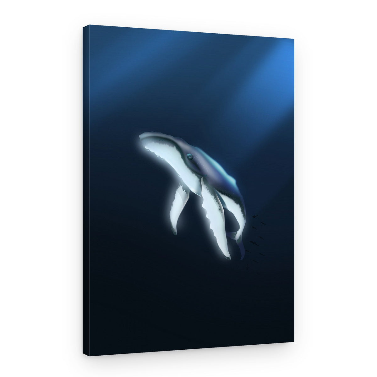 Majestic Ocean Whale – Canvas Print