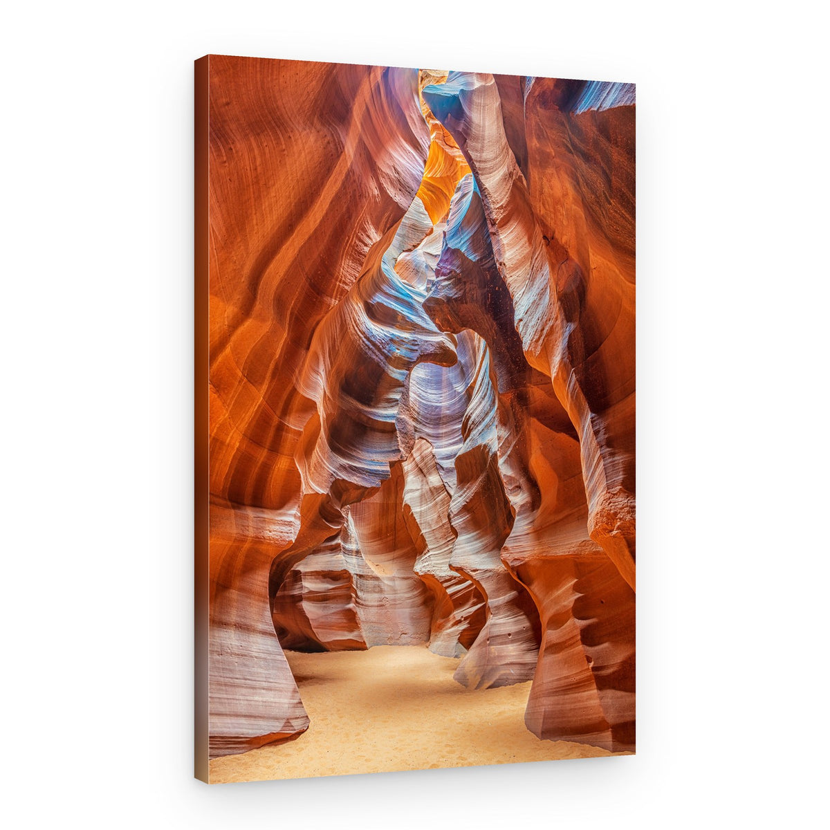 Vibrant Slot Canyon Walls – Canvas Print