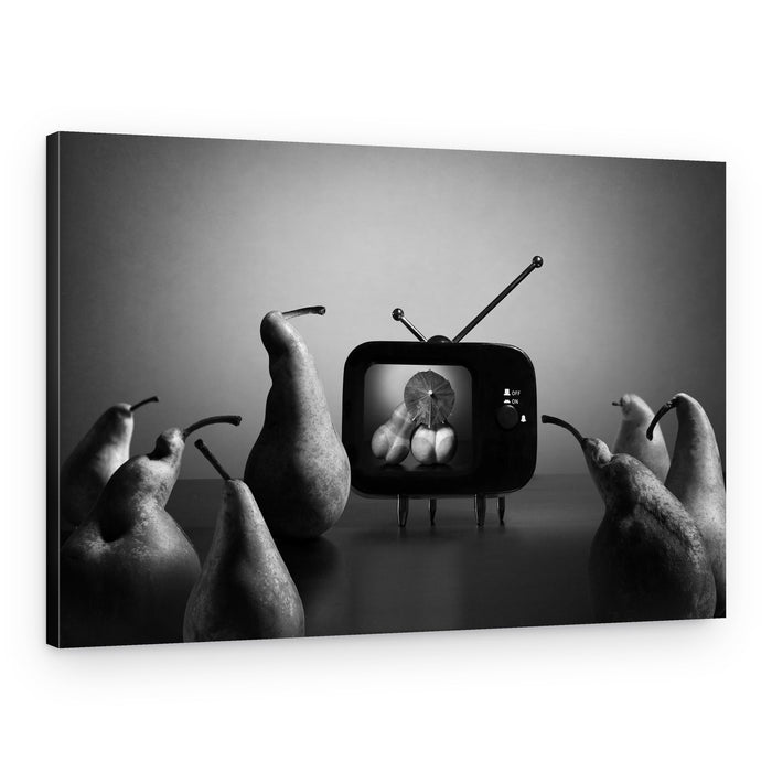 Fruit TV Night – Canvas Print