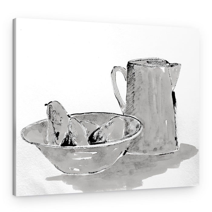 Rustic Pears Still Life – Canvas Print