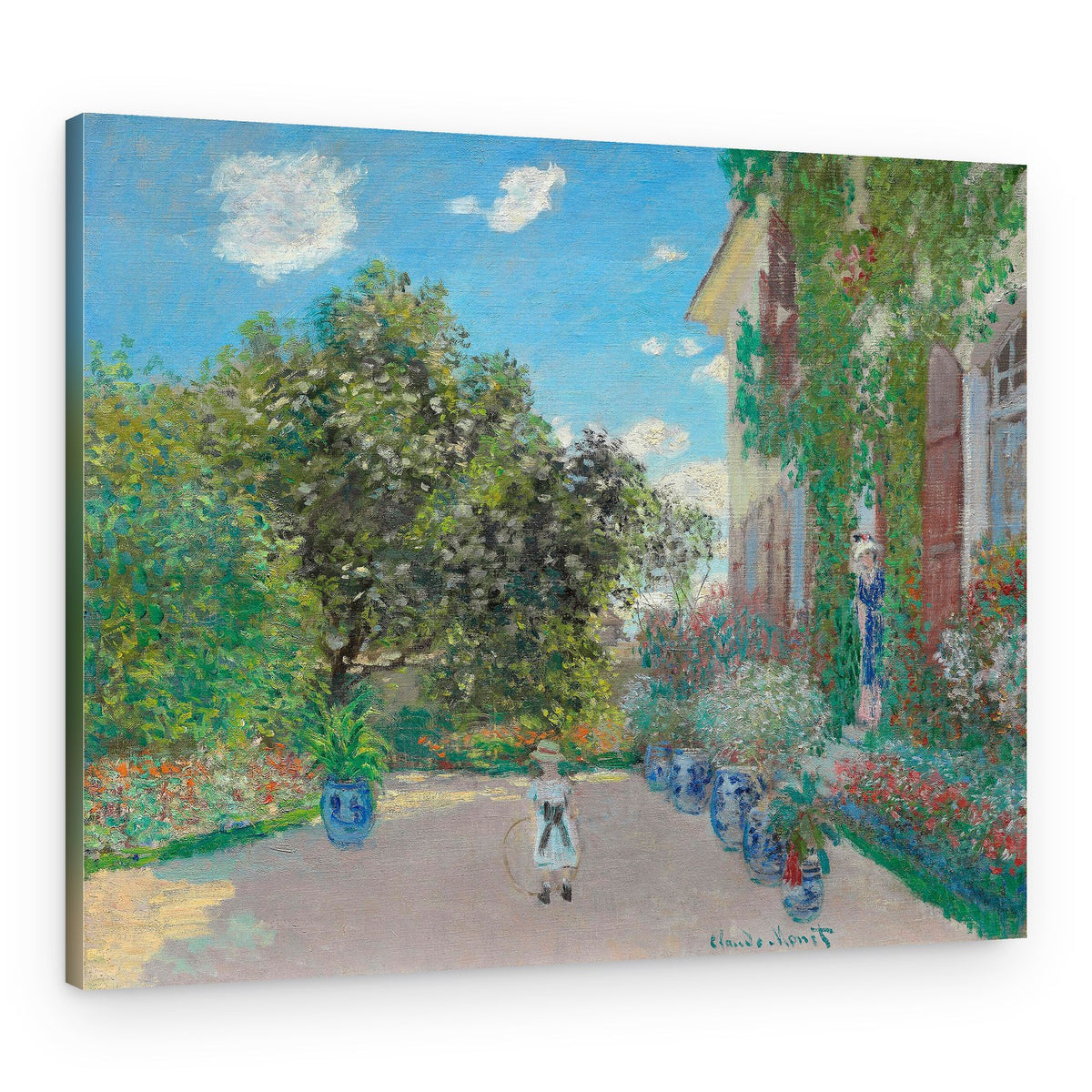 The Artist's House At Argenteuil (1873) – Canvas Print