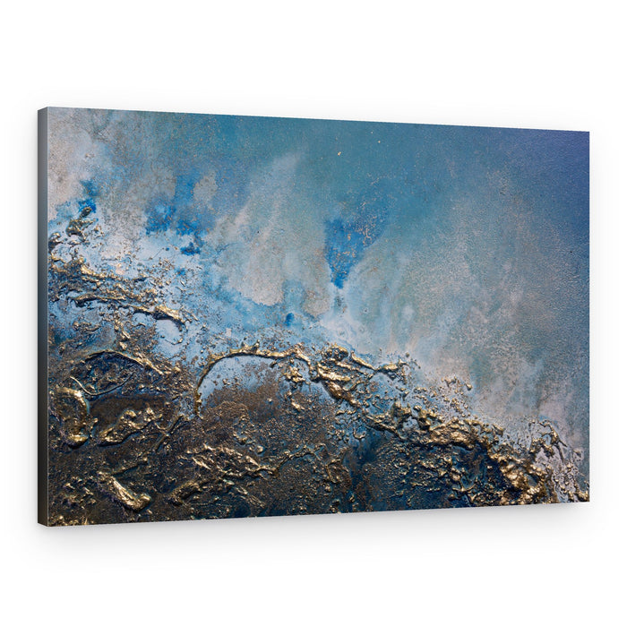 Earth and sea tones - In the Shallows – Canvas Print