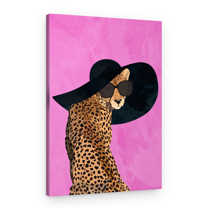 Chic Cheetah Shades – Canvas Print