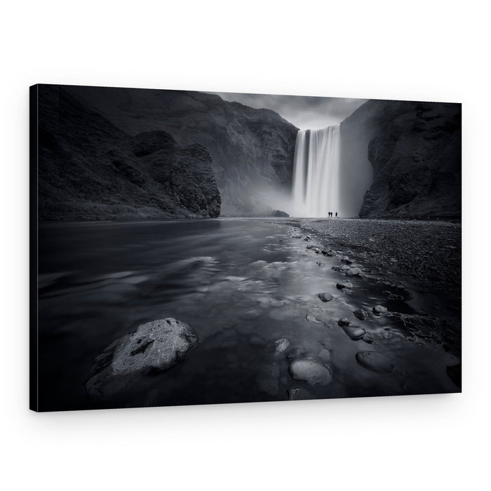 Majestic Mountain Waterfall – Canvas Print