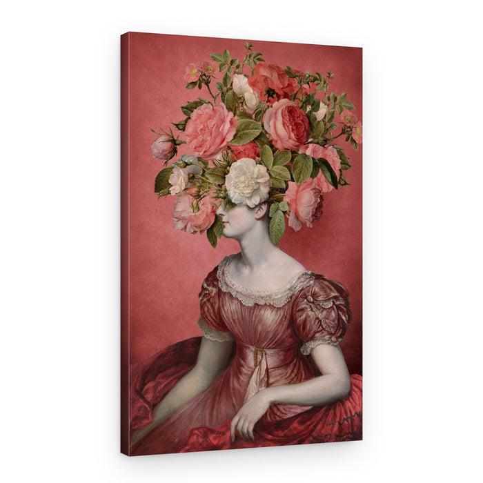 Elegant Rose Portrait – Canvas Print