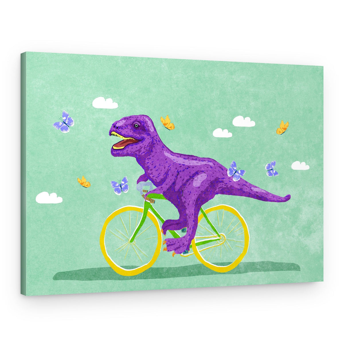 Dino Racer – Canvas Print