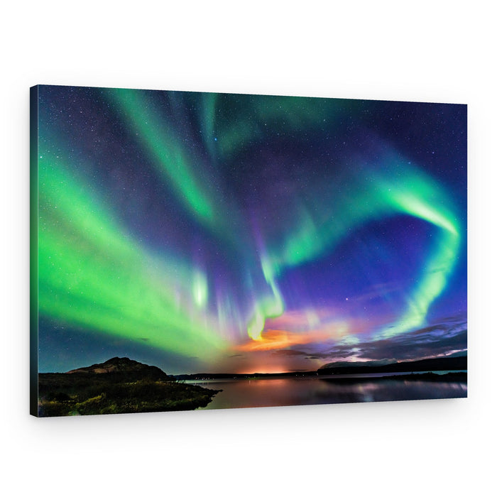 Northern Lights Glow – Canvas Print