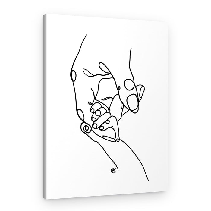 Holding Tiny Hands – Canvas Print