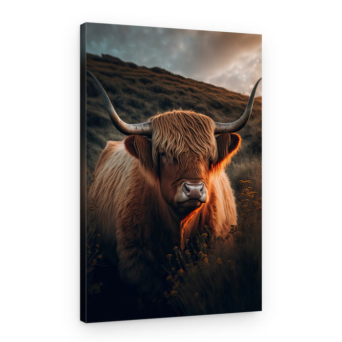Golden Highlander – Canvas Print