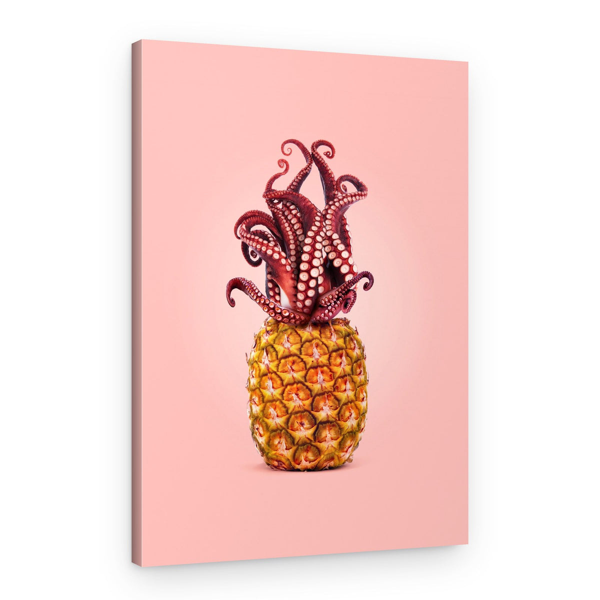 Surreal Pineapple Octopus – Canvas Print