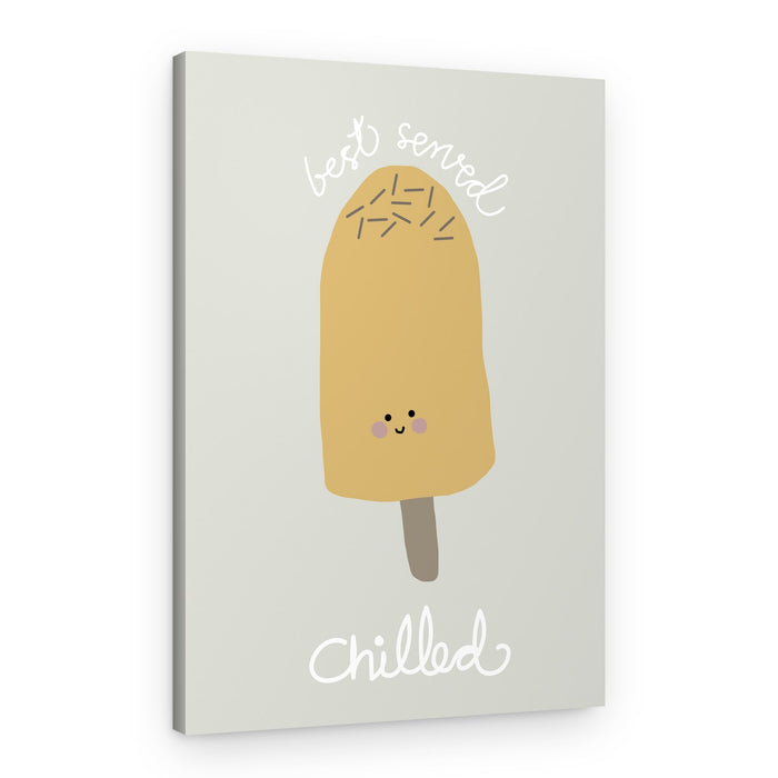 Best Served Chilled Popsicle – Canvas Print