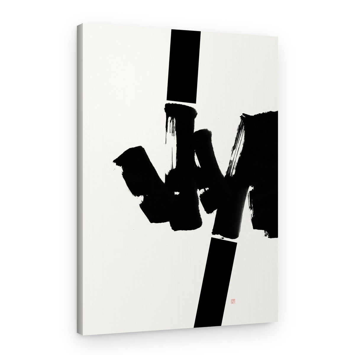 Zen Ink Bamboo – Canvas Print