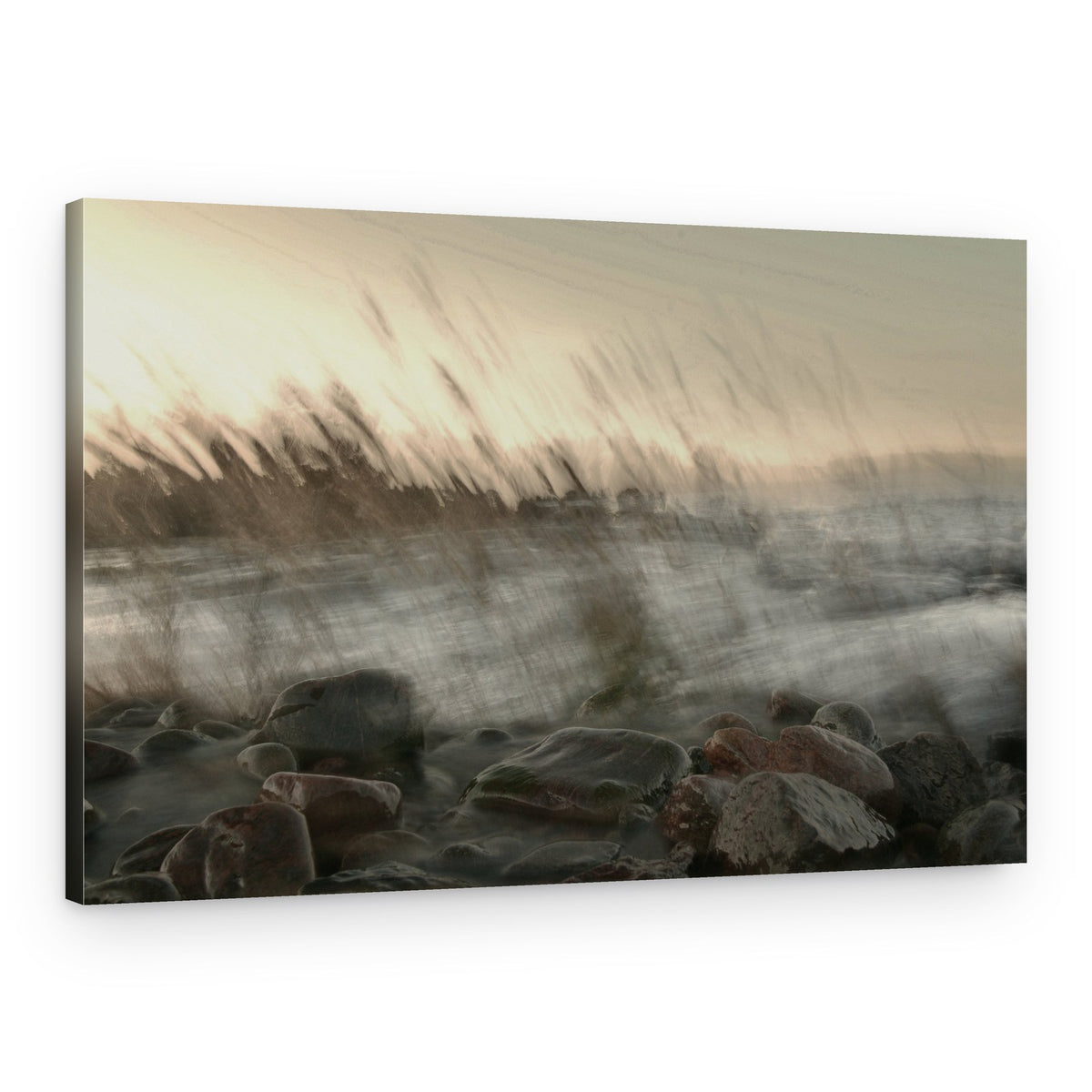 Dreamy Coastal Motion – Canvas Print