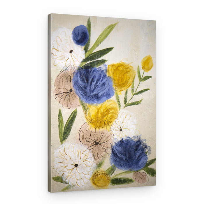 Modern Floral Bouquet – Canvas Print
