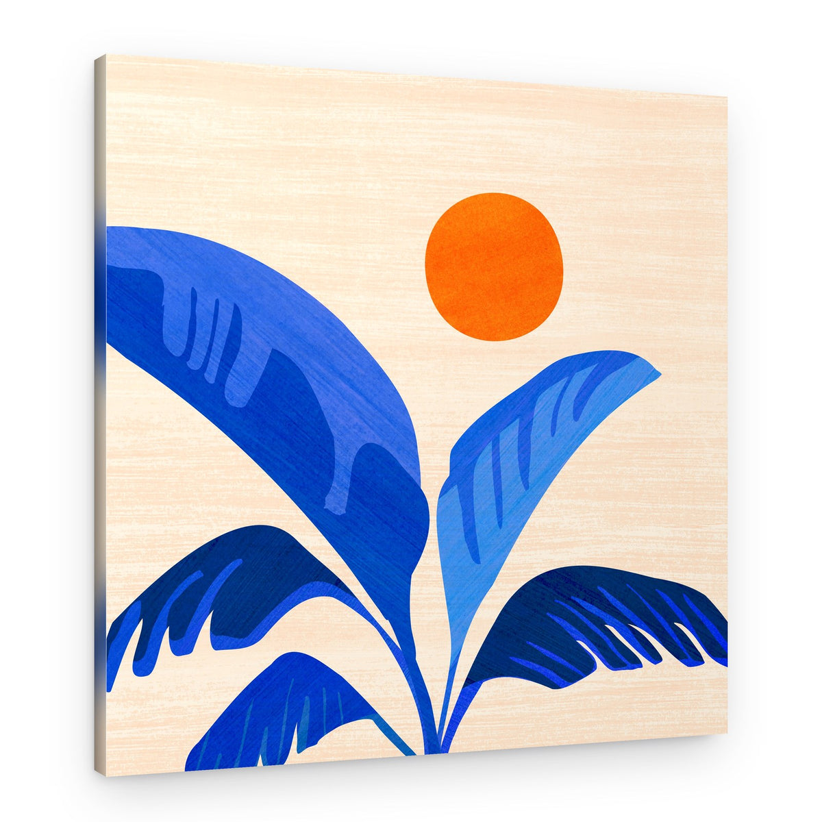 Indigo Tropics – Canvas Print