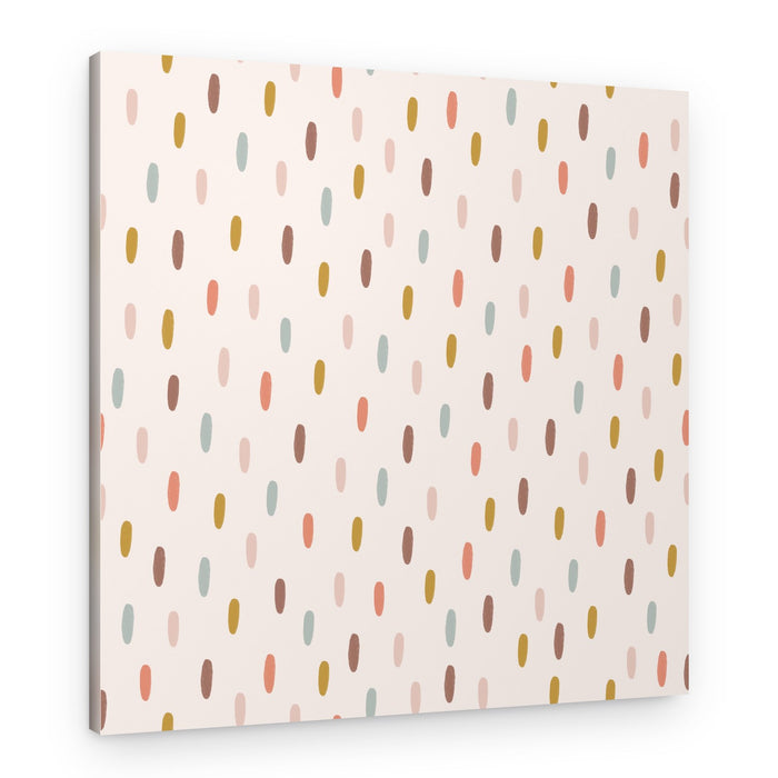 Playful Pastel Sprinkles – Canvas Print