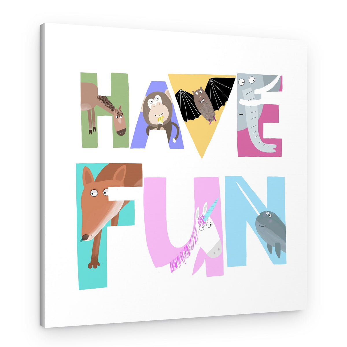 Have Fun Animals – Canvas Print