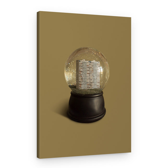 Urban Snow Globe – Canvas Print