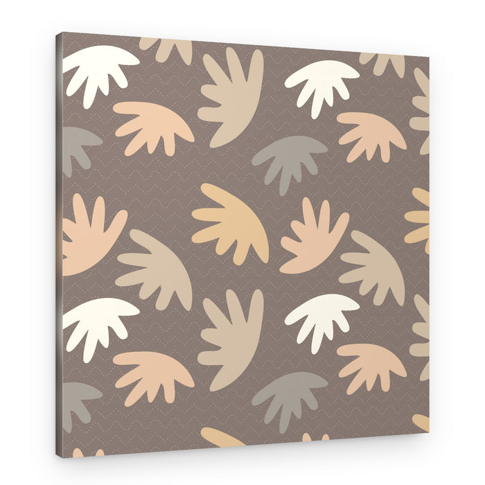 Muted Organic Shapes – Canvas Print