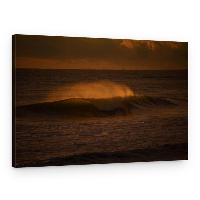 Golden Hour Wave – Canvas Print