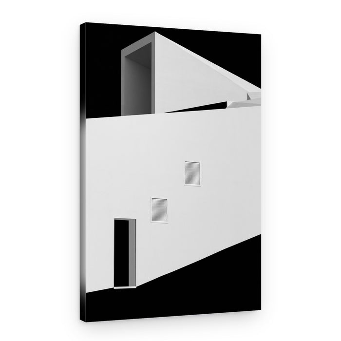 White Minimalist Architecture – Canvas Print