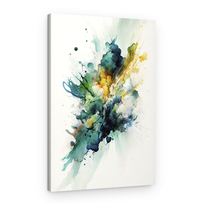 Vibrant Watercolor Burst – Canvas Print