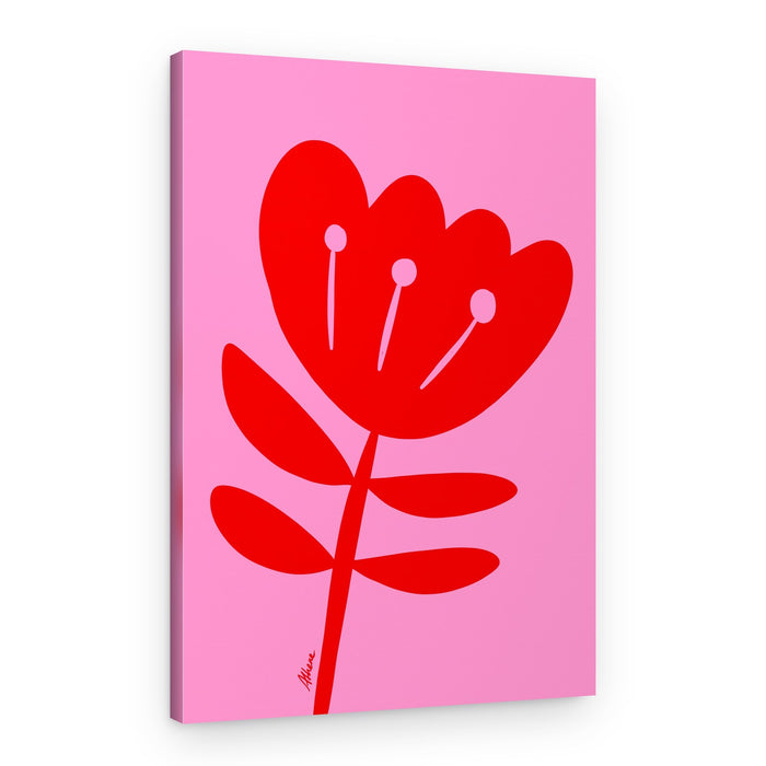 Red Flower – Canvas Print