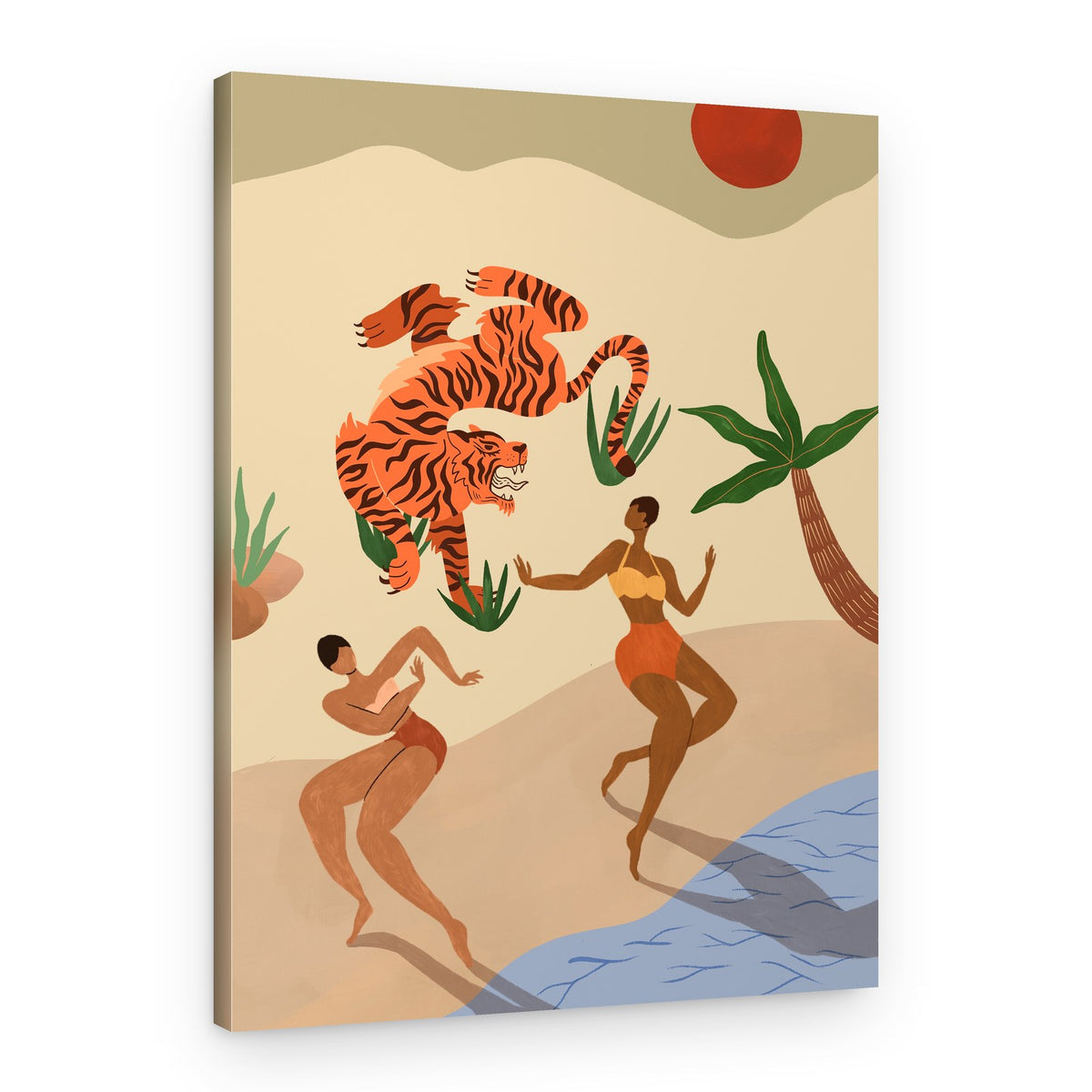 Dancing Tiger – Canvas Print
