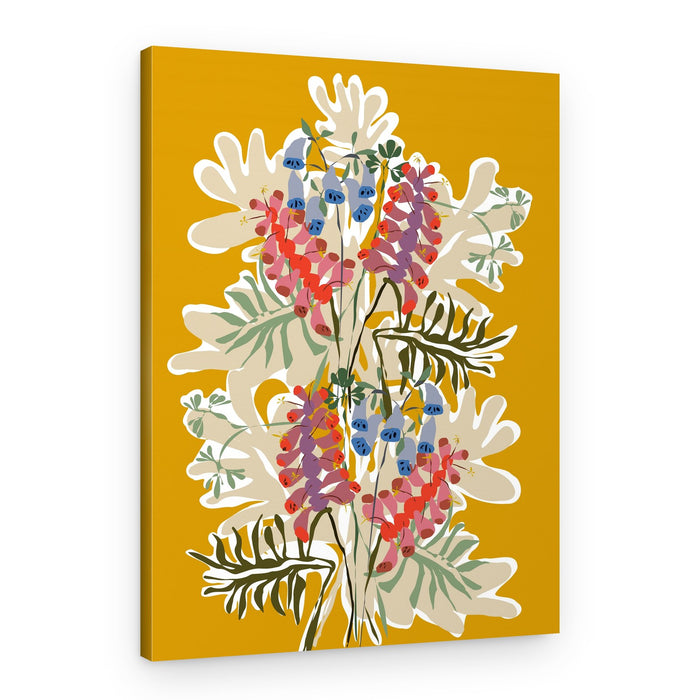 Vibrant Floral Bouquet – Canvas Print