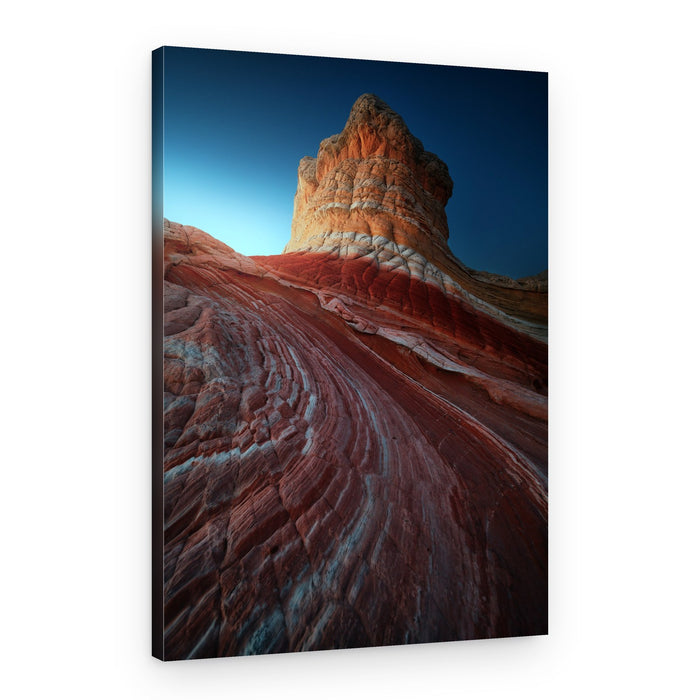 Wavy Sandstone Formation – Canvas Print